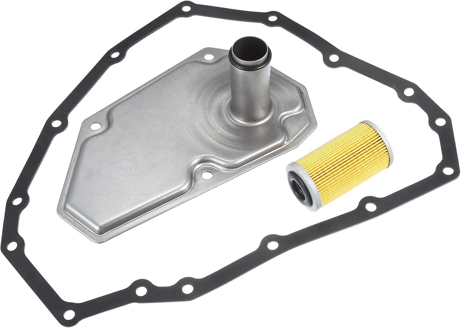 uxcell 1 Set Transmission Oil Filters and Pan Gasket Replacement for Nissan Sentra 2013-2018 No.31726-28X0A/31726-3JX0A/19318012