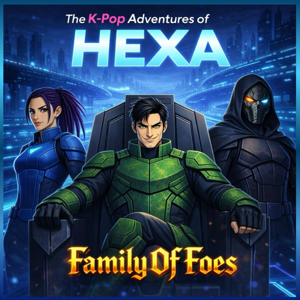 The K-Pop Adventures of HEXA: Family of Foes: A K-pop superhero graphic novel for kids