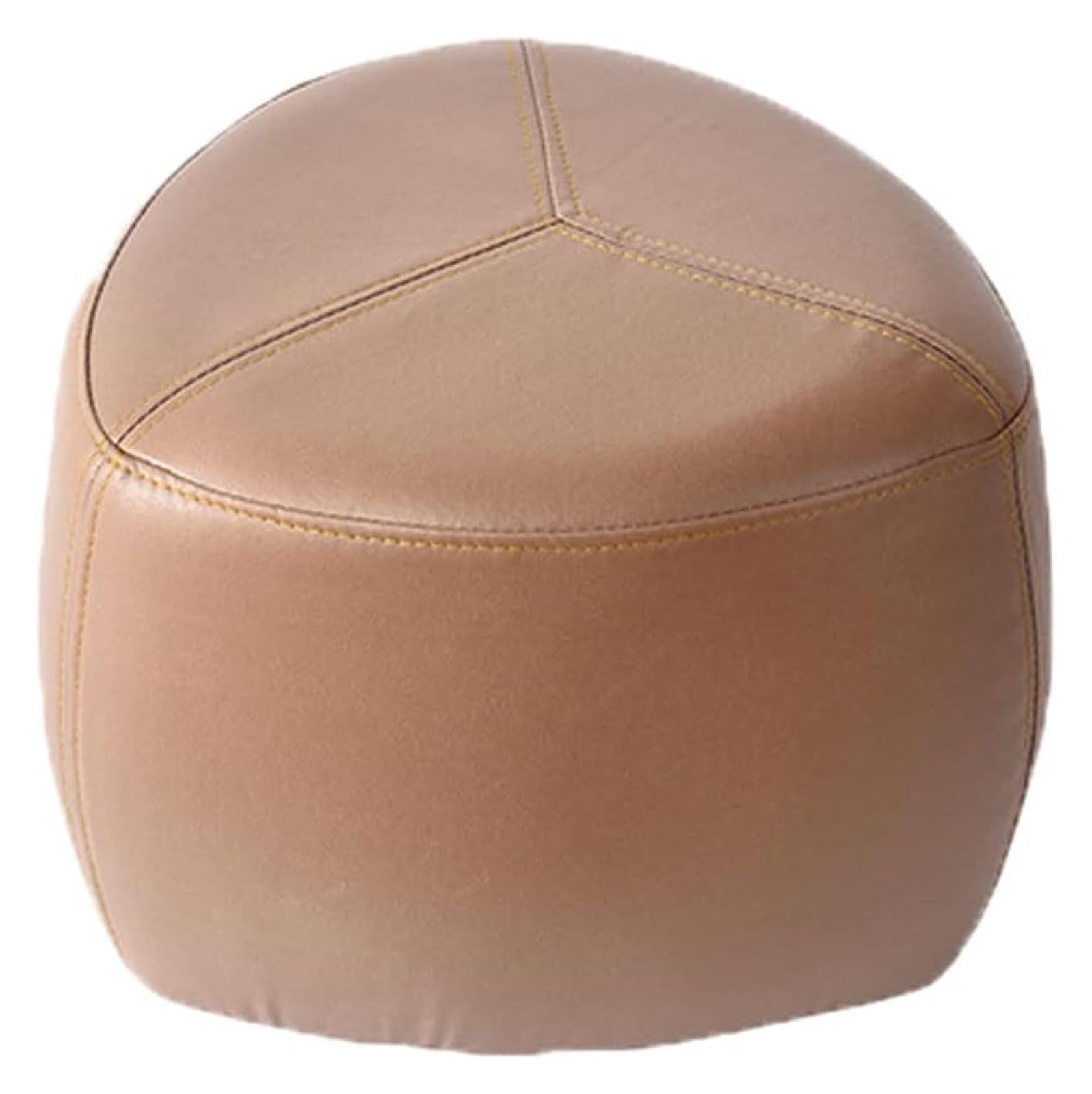 Repose-pieds ottoman moderne et petit pouf tabouret d'assise marron