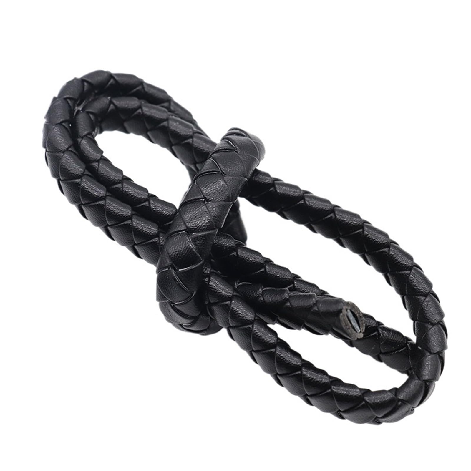 Genuine Braided Leather Cord 1 Meter Round Flat Genuine Leather Cords Vintage Cording for DIY Bracelet Jewelry Making Findings(Color 6)