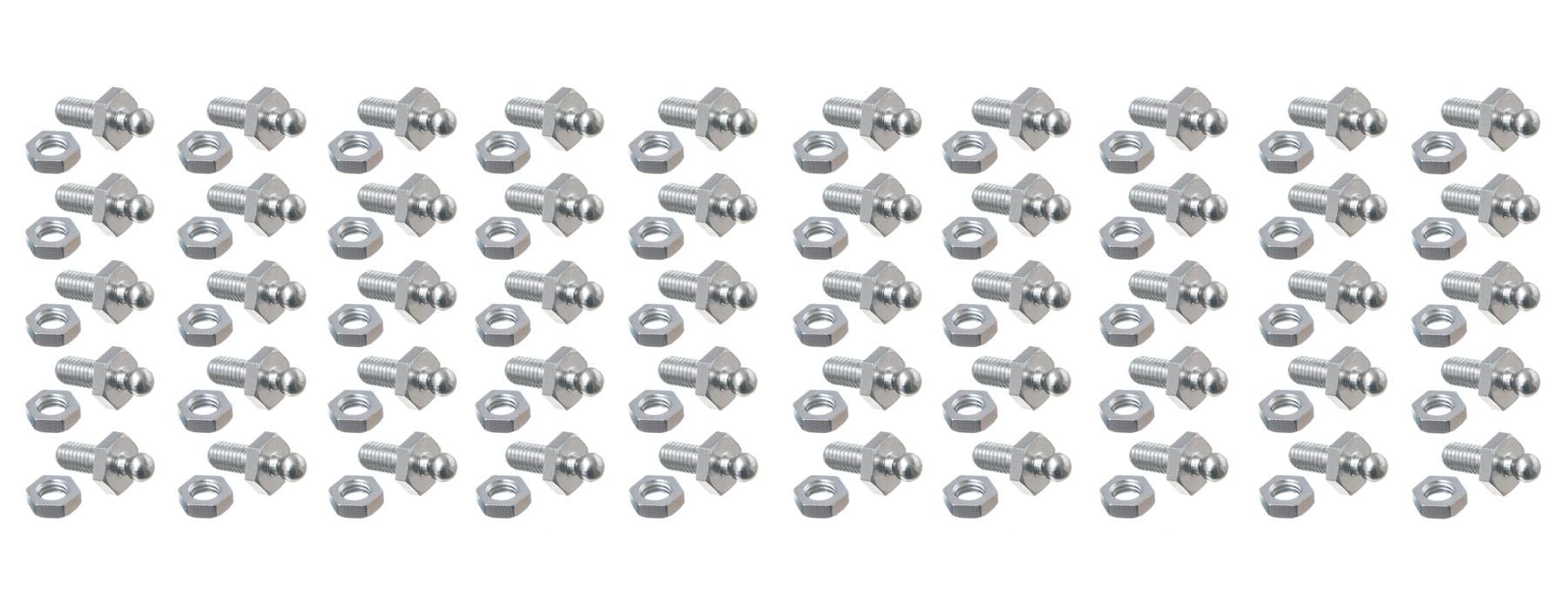 TENAX - Viti filettate M5 x 10 mm, confezione da 50
