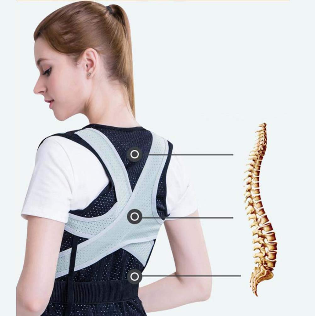 Bene Correttore Postura per Uomo e Donna - Fascia posturale Spalle e Schiena Dritta - Correttore posturale Anti cifosi - Raddrizza Spalle Ortopedico Unisex, 3XL
