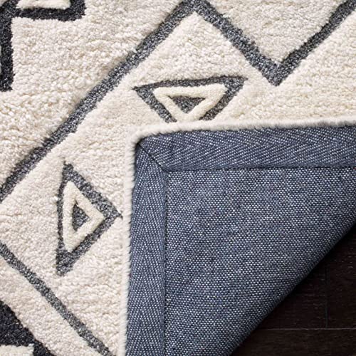 Image of Modern Handmade Woolen Carpet for Living Room Bedroom and Hall Size 9 x 12 Feet Color Multi