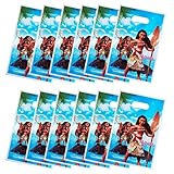ALLPICK 30PCS Plastic Moana Birthday Party Favor Bags Gift Goody for Kids (MO-AN-MA)