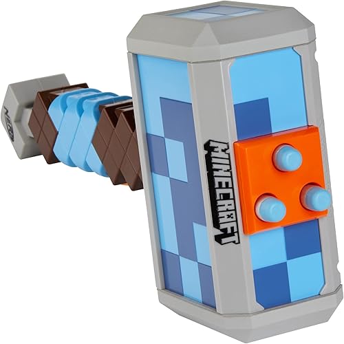 Miniatura 8 de NERF Minecraft Stormlander - Martillo de dardos para explotar dardos incluye 3 dardos Elite oficiales mango de imprimación extraíble