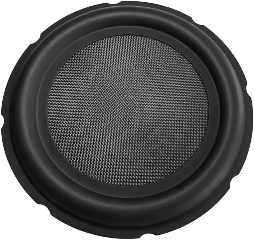 Tebatu Bass Passive Radiator 8" Auxiliary Basin Foam Speaker Rubber Edge Paper Cone Replacement