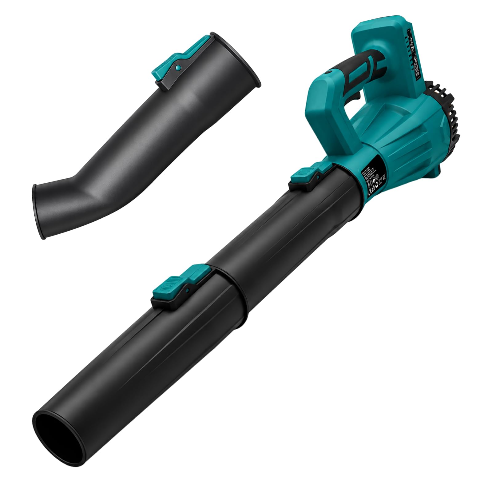 Leaf Blower, Cordless Leaf Blower Compatible with Makita 18V Battery, 6-Speed Mode and 140MPH & 500CFM, Lightweight Leaf Blower Cordless for Lawn,Yard, Leaves, Dust,Snow Care (Tool Only)