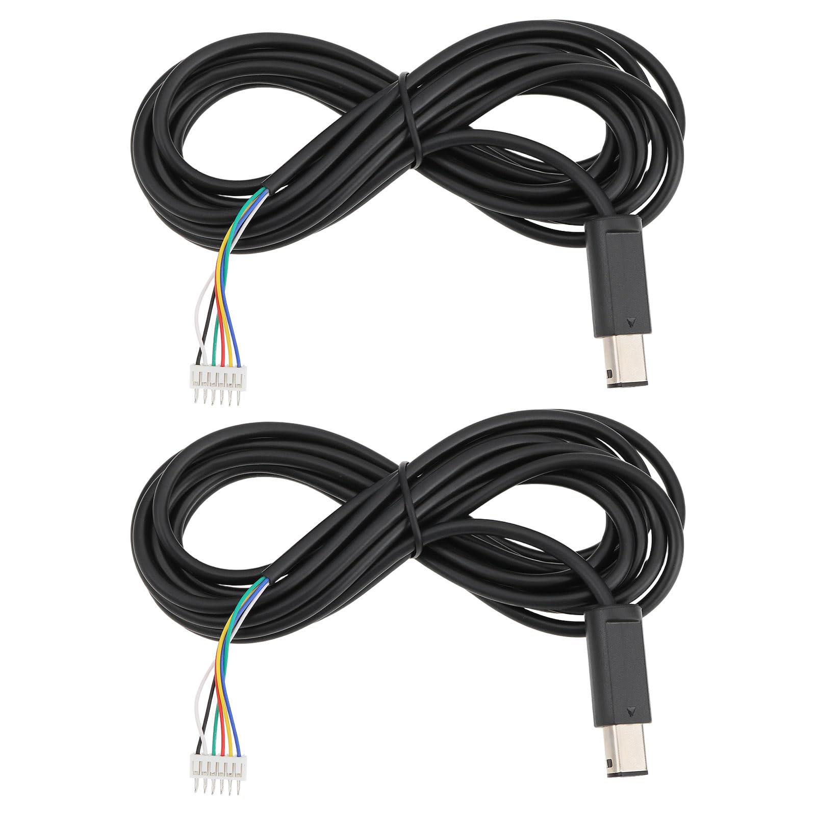 2Pcs 10FT 3M Replacement Game Consoles Controller Repair Cable Cord with 6 Header Pins Compatible with Nintendo Compatible with Gamecube GC NGC Controller