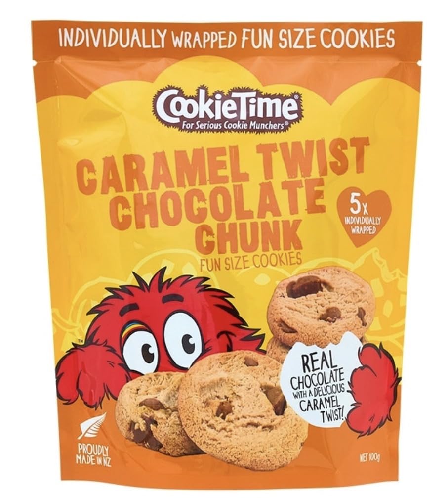 Amazon.co.jp: クッキー タイム キャラメルツイストクッキー 5個入