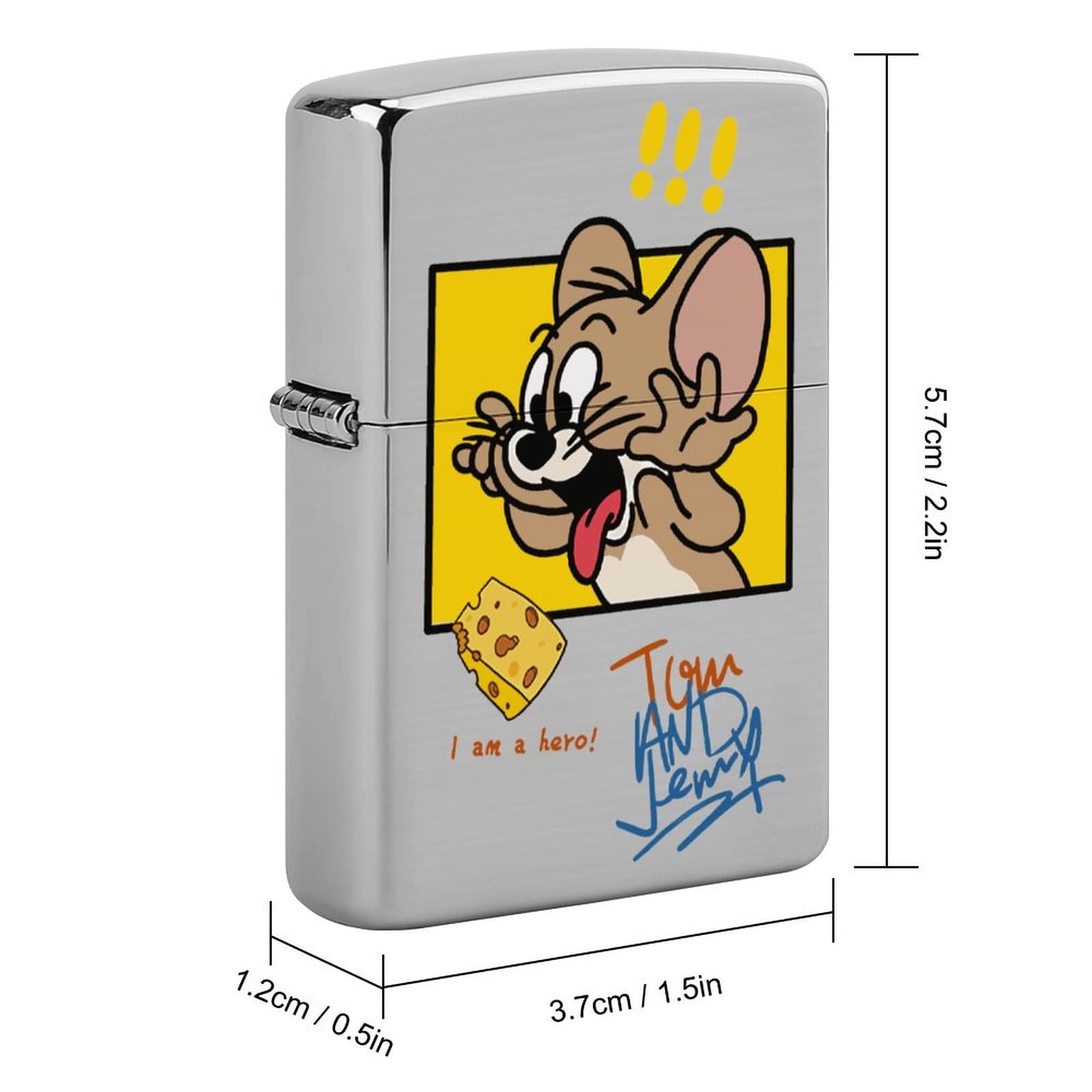 Amazon.co.jp: Zippoライター兼用ケース メンズ トムとジェリー 男性