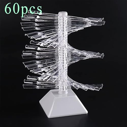 Miniatura 5 de AUOCATTAIL Kit de herramientas de diseño de uñas con paleta de resina, soporte de exhibición giratorio, bolígrafo de puntos acrílico de 2 vías, verde