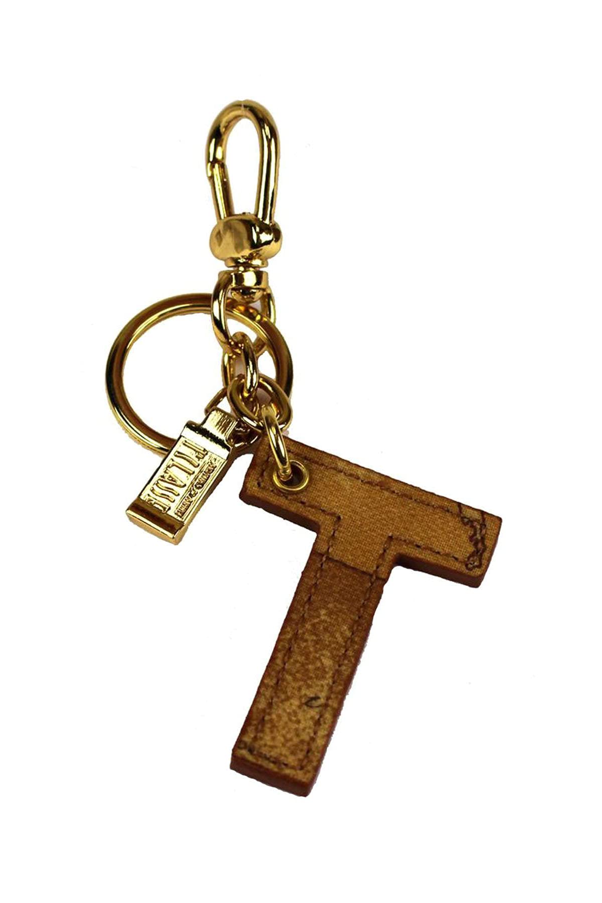 Alviero Martini Charm keyring Letter T Geo Natural