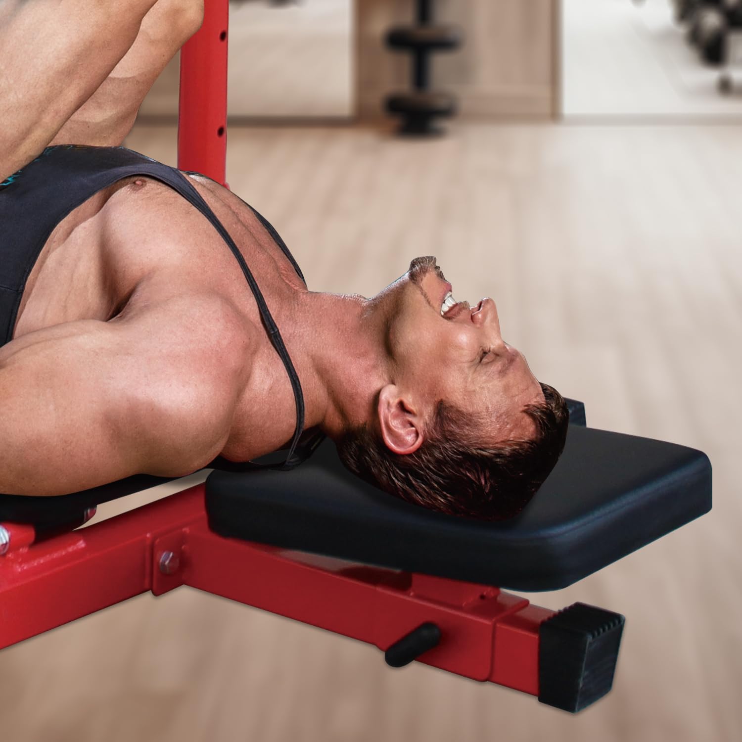 Adjustable Vertical Leg Press Machine for Home Gym - 286LB Weight Capacity, 3-Position Backrest & Compact Design (Olympic Plate Compatible)