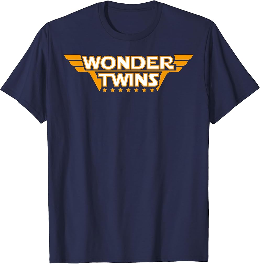 Wonder Twins Funny Matching Brother Sister Siblings T-shirt T-Shirt