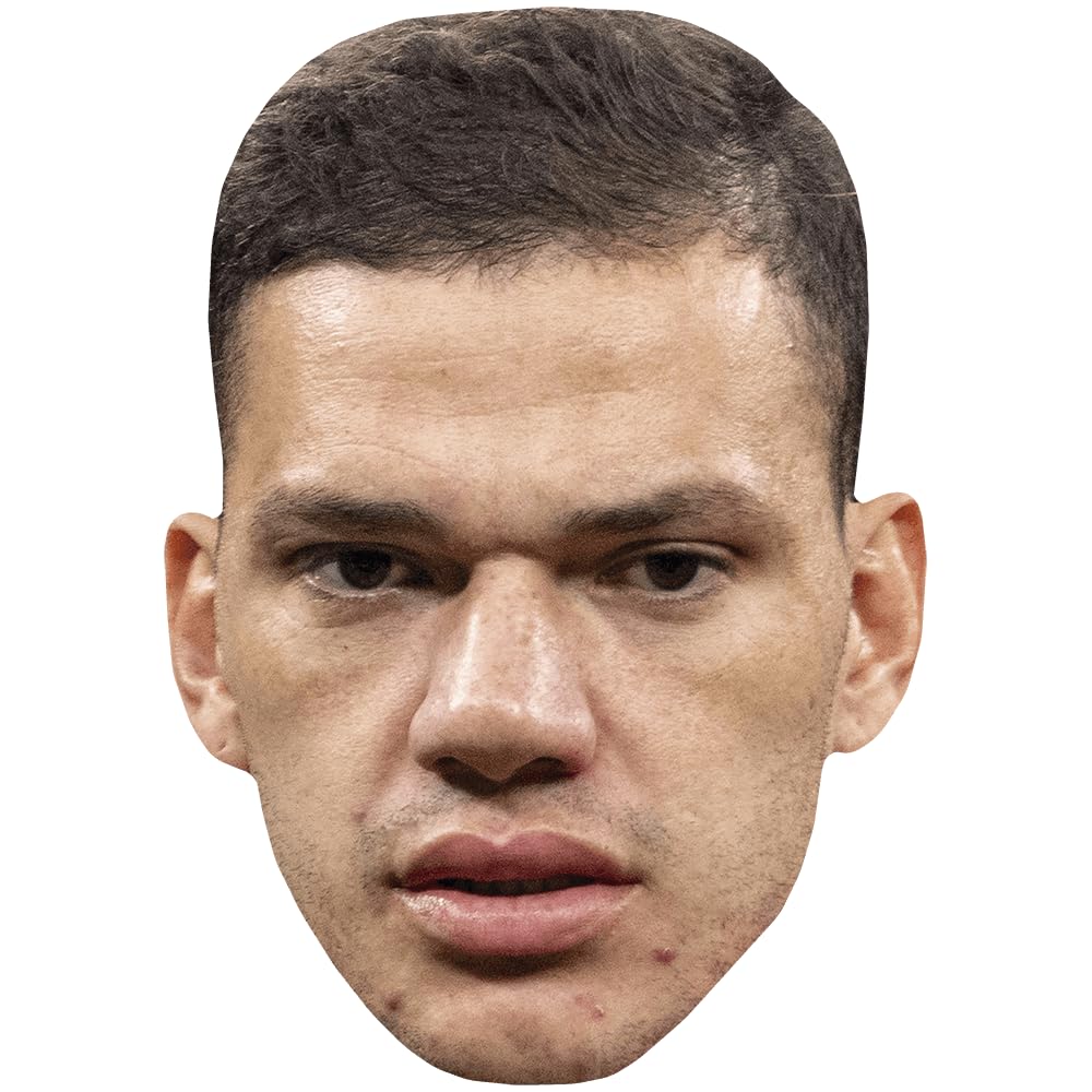 Ederson Moraes (Brown Hair) Celebrity Mask, Flat Card Face, Fancy Dress Mask