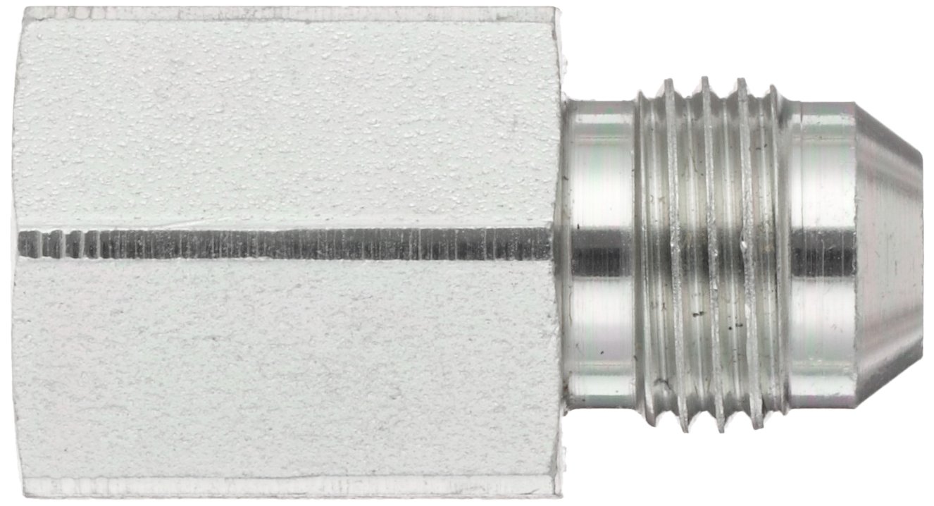 Eaton Aeroquip 2022-4-6S Female Connector, Male 37 Degree JIC, Female Pipe Thread, JIC 37° & NPT End Types, Carbon Steel, 1/4 NPT(f) x 9/16 JIC(m) End Size, 3/8