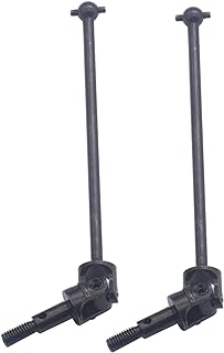 2Pcs Vgoohobby Universal Shaft Drive Joint Upgrade Part 108015 Compatible with HSP Redcat Volcano Epx/epx PRO 1/10 RC Car Monster Truck 94111 94108 (Black)