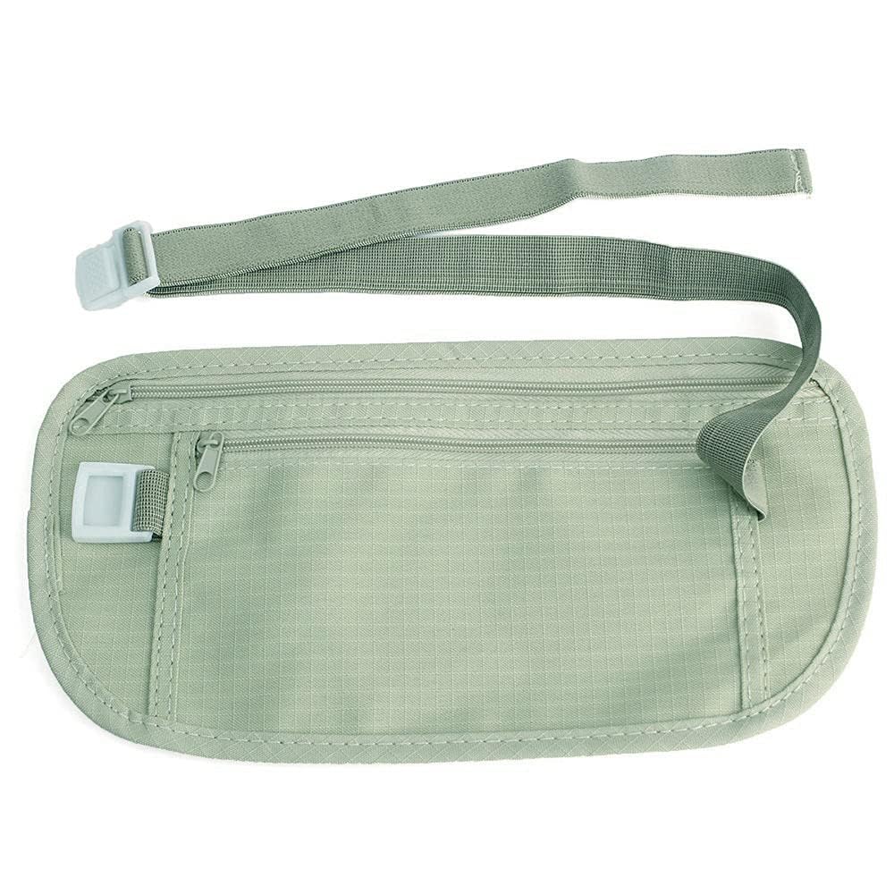 Money Belt for Travel - Hidden Waist Pouch Passport ID Wallet Holder Compact Security Money Waist Belt Bag-image-32