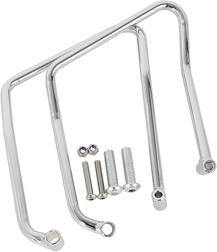 Miniatura 3 de TCT-MOTORPARTS Soportes de soporte para alforja para Harley Sportster Custom Roadster Low 2004-2016 XL883 XL1200 15 14 13 06 07 08 13 Cromo