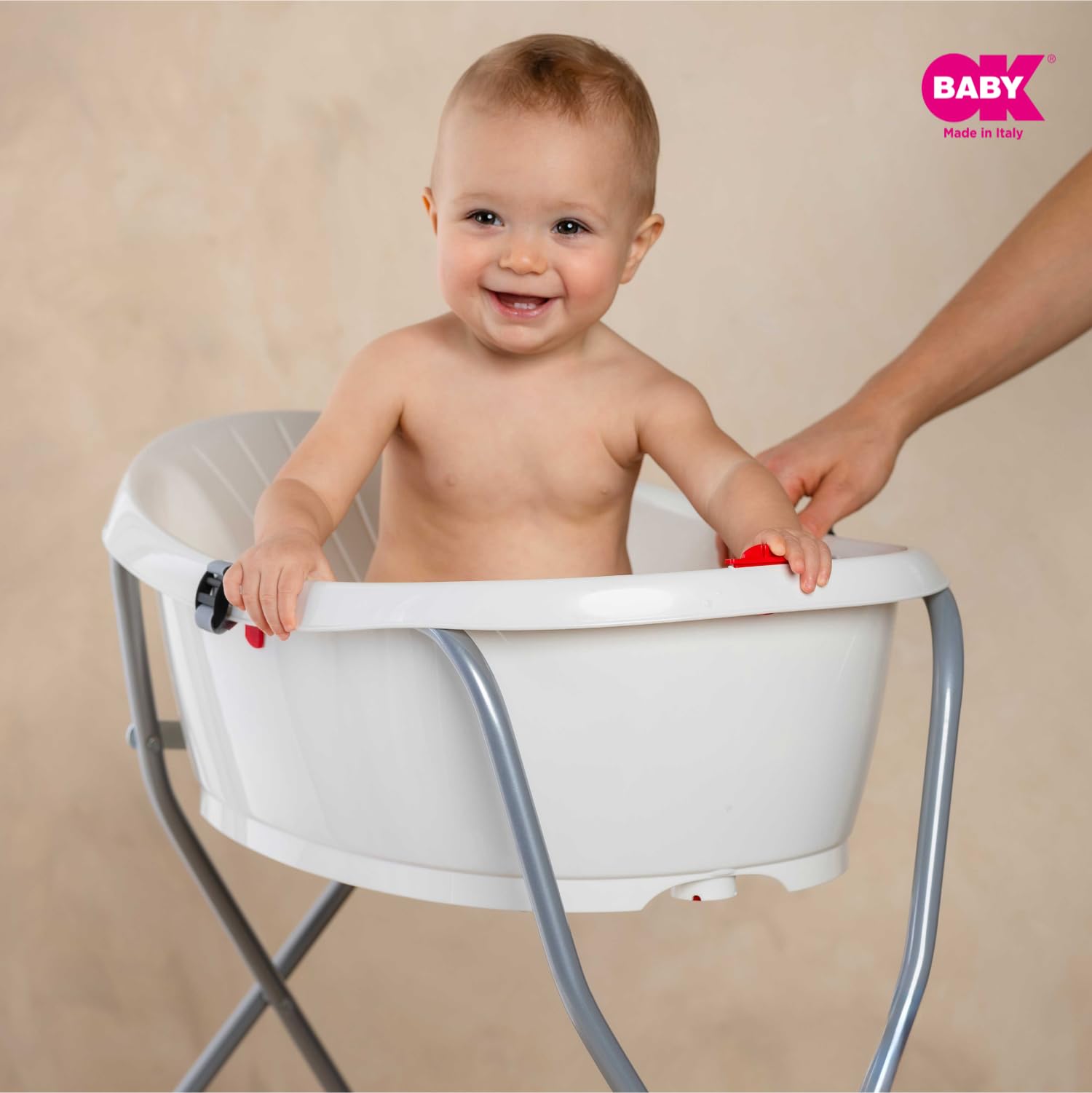 OKBABY Cavalletto in Metallo Supporto per Vaschetta Compatibile con Onda Baby