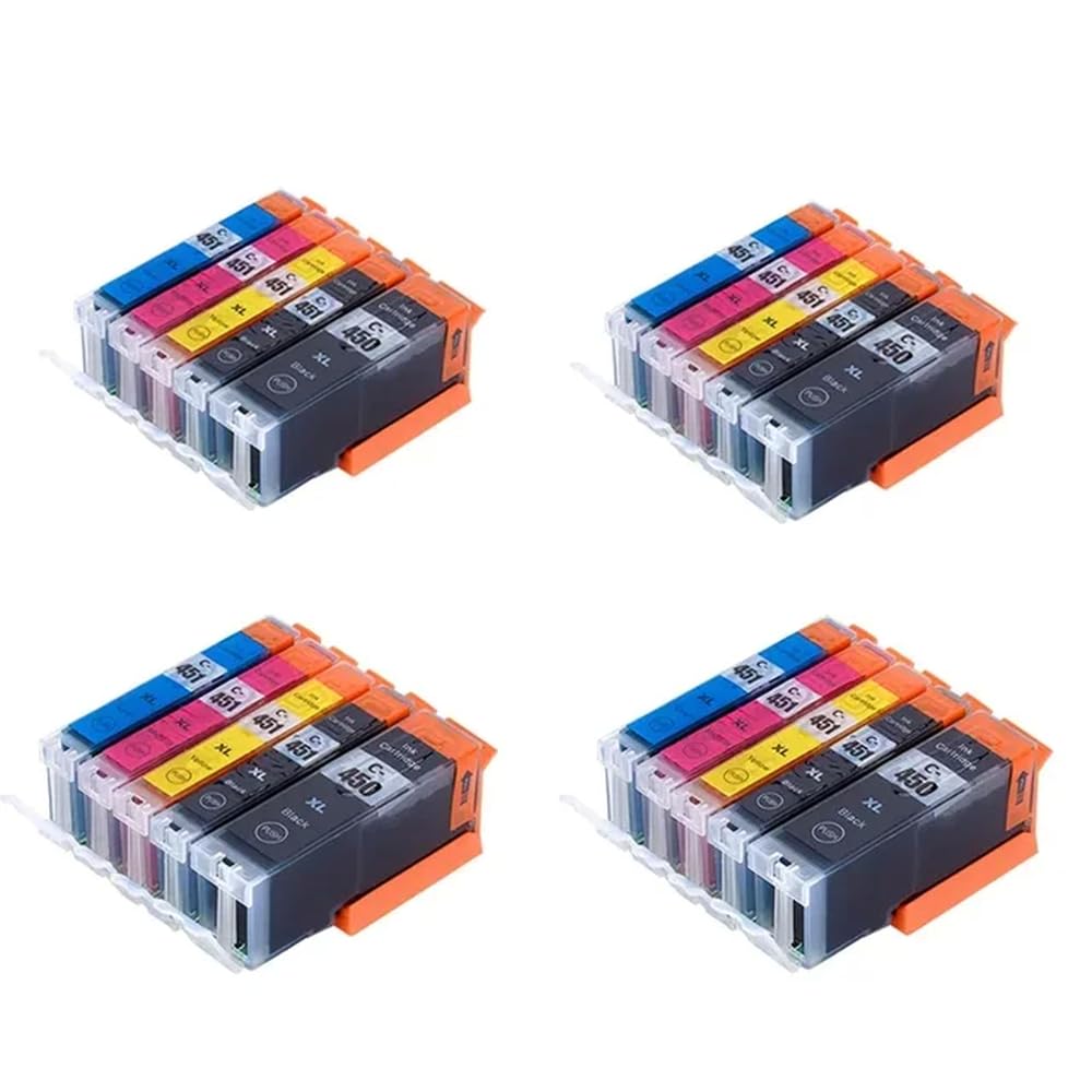 Cartridge PGI 450 CLI 451 anti buse bouchee pour IX6840 MG5540 MX924 - 2