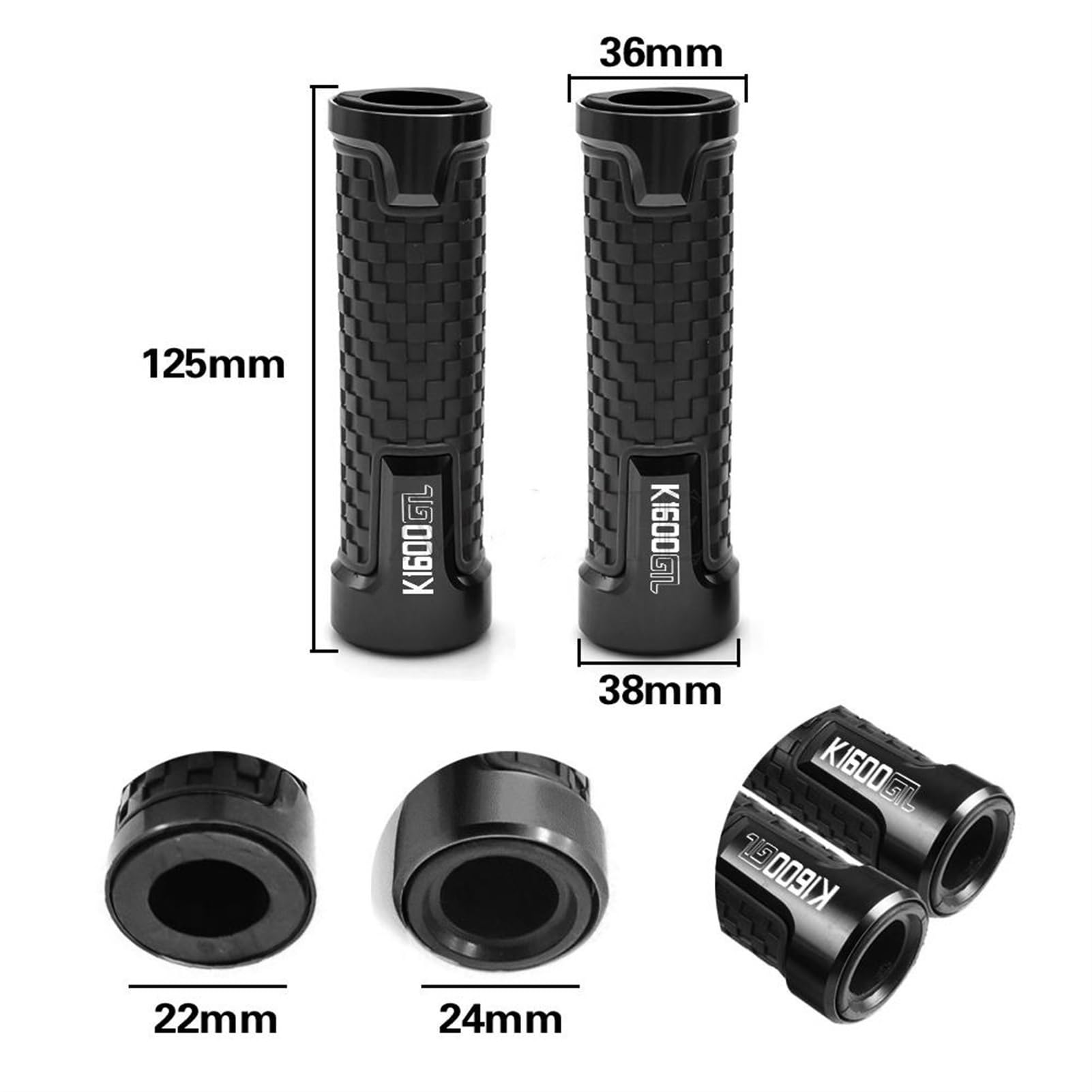 Aprilia AP8118287 rubber grip set