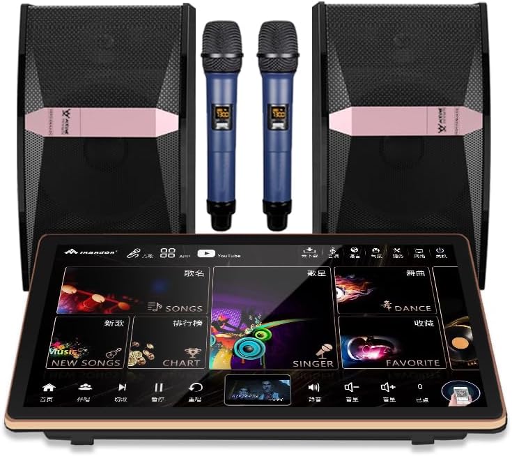 Juego de cantante KTV de 4TB HDD de 19 pulgadas, máquina de karaoke completa para el hogar, máquina todo en uno