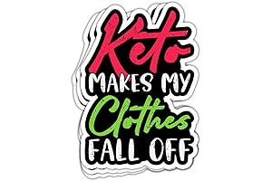 HOSALA Ketogenic Dietary Therapy Decoration Graphic Sticker for Journal