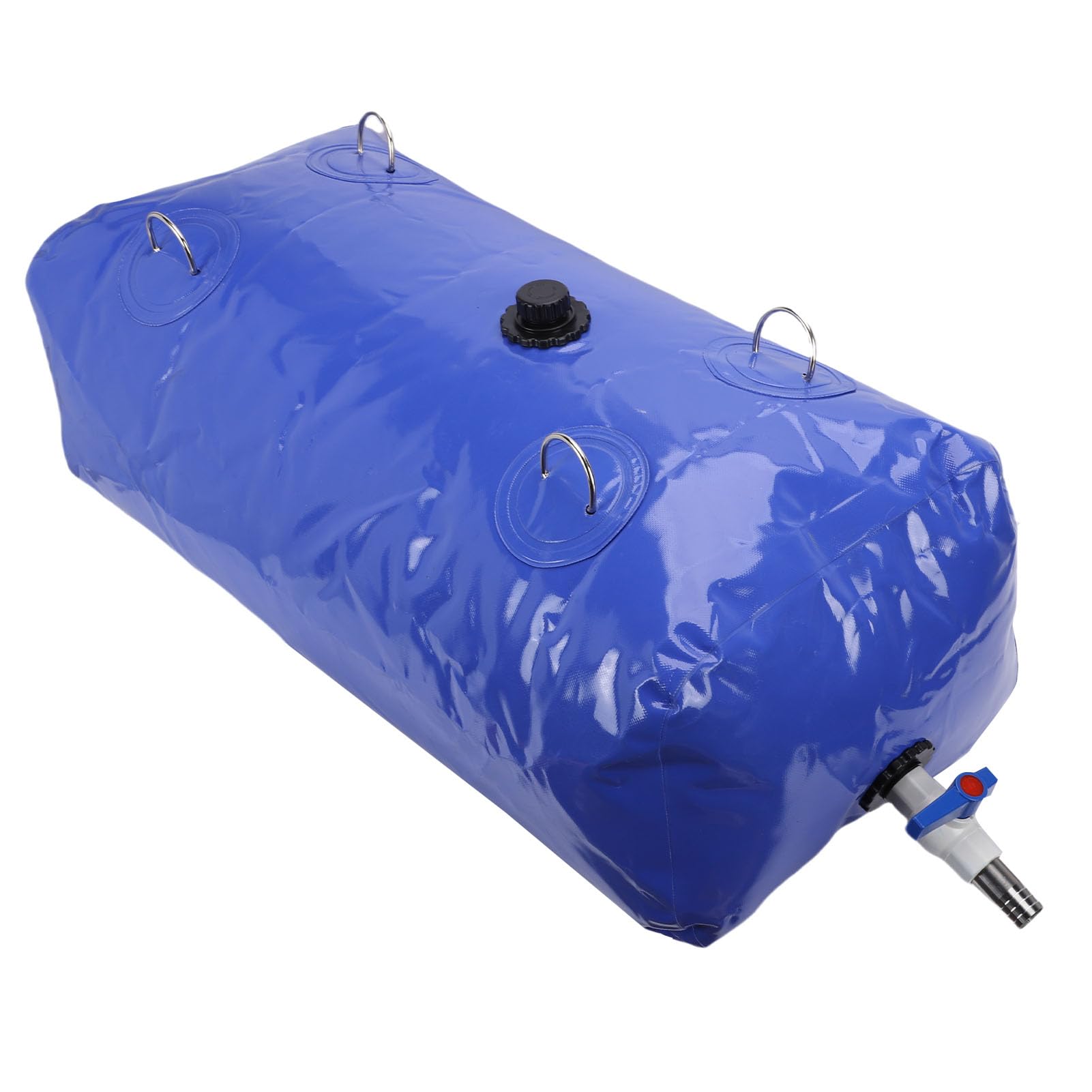 Fawfose Water Storage Bladder, MultiLayer PVC Soft Bladder, Large Capacity 110L for Camping and Emergency Use