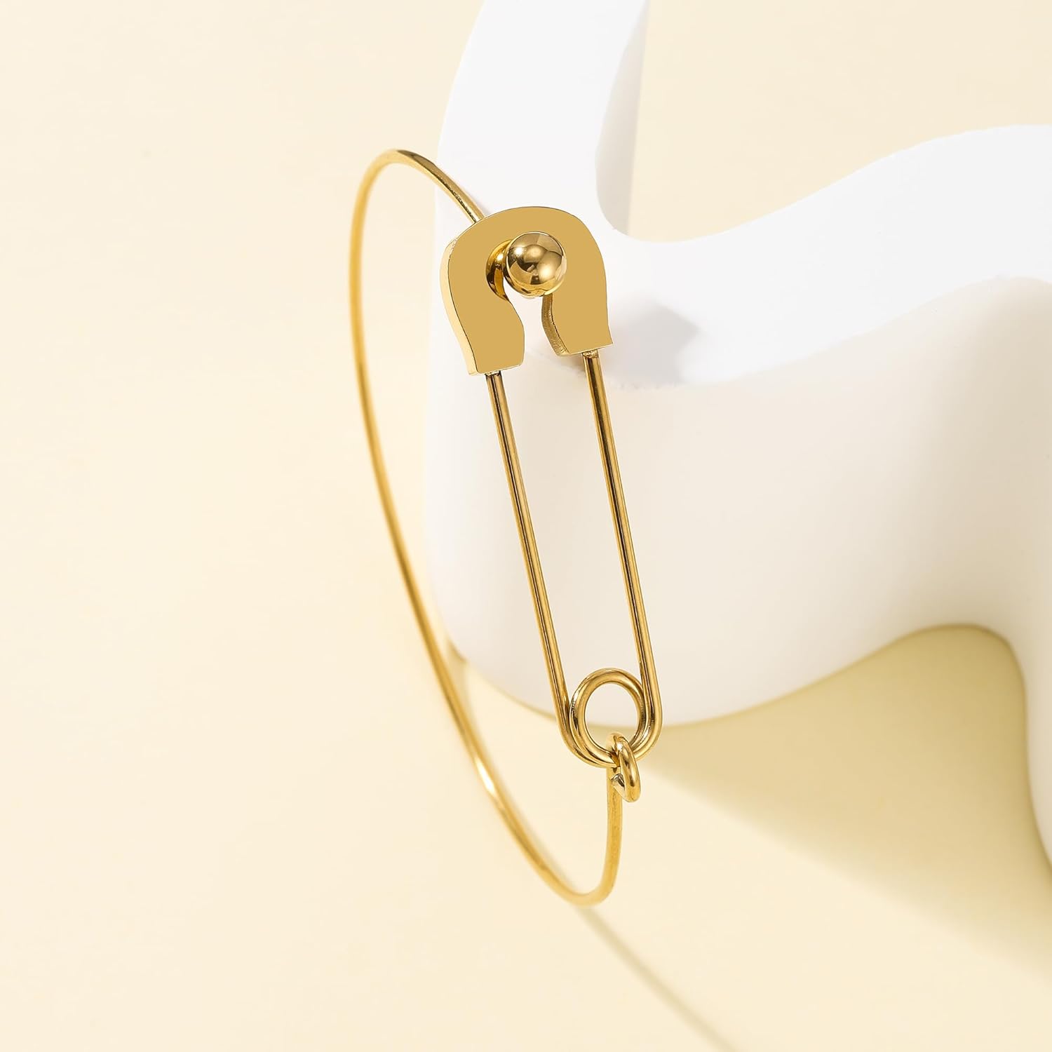 Chunky 14K Gold Plated Bracelet for Women Statement Leopard Bracelets Layered 14K Gold Plated Bangles with Cheetah Print - Image 4