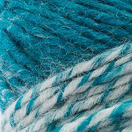 Image of (3 Pack) Lion Brand Yarn Scarfie Bulky Yarn, Cream /Teal