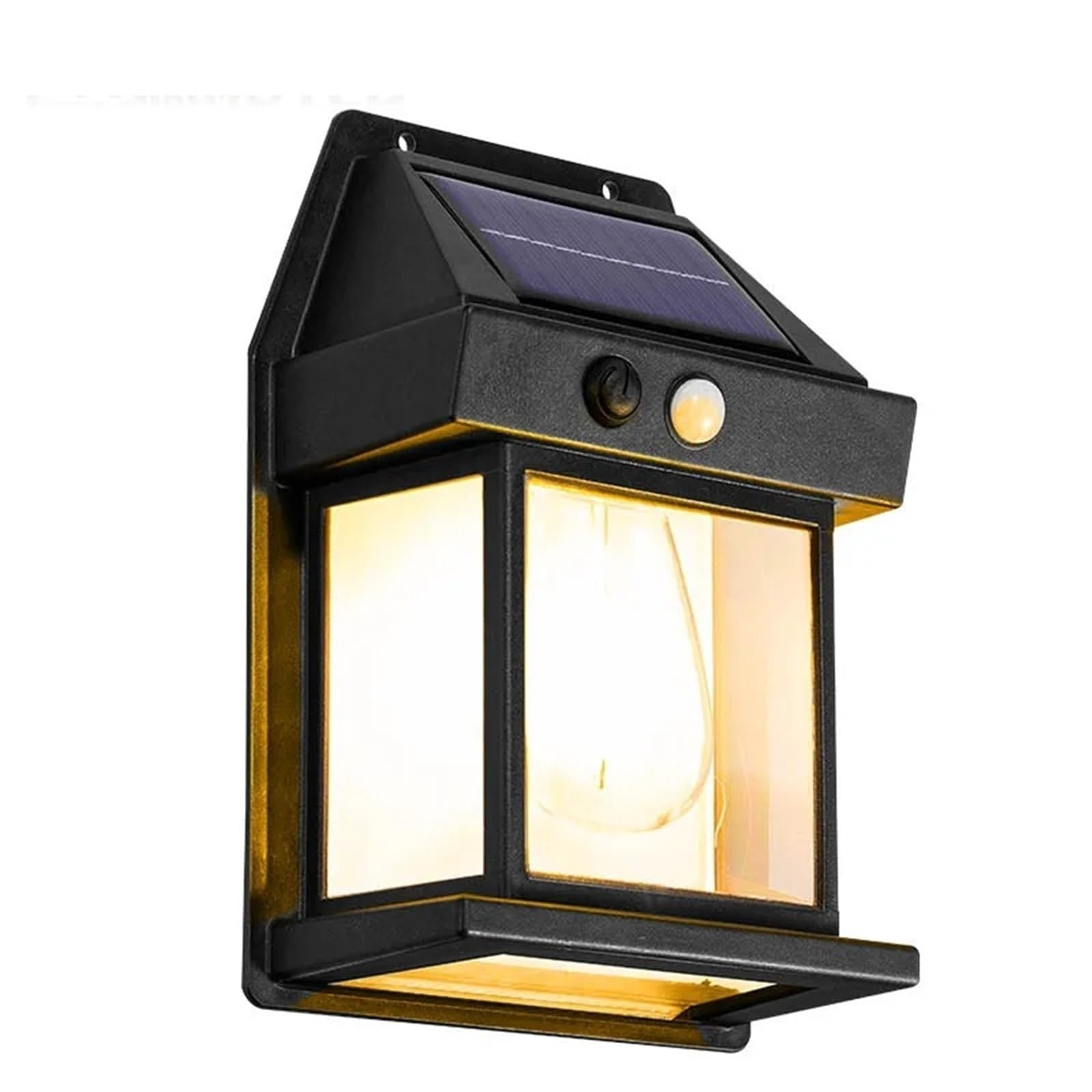 Zewnętrzna lampa słoneczna 4 szt. Lampa nocna solarna z czujnikiem ruchu, inteligentna lampa ścienna, 3 tryby oświetlenia, wodoodporna, dekoracja ogrodu na dziedziniec do podwórza, garażu(White)
