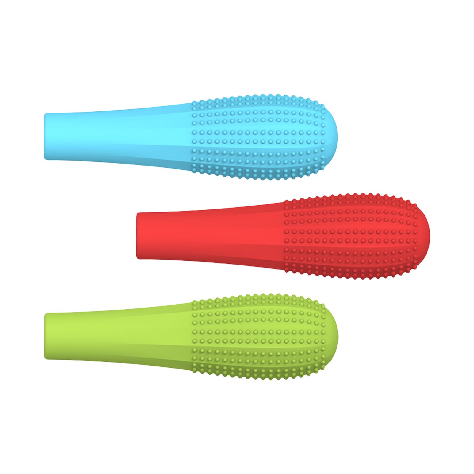 Mirweon Unisex Kids Mixed Color Sensory Chew Pencil Toppers Set(3 Pack) Silicone Stick Autisms Toy For Kids Adult Orals Motor Aid Chew Pencil Toppers Set