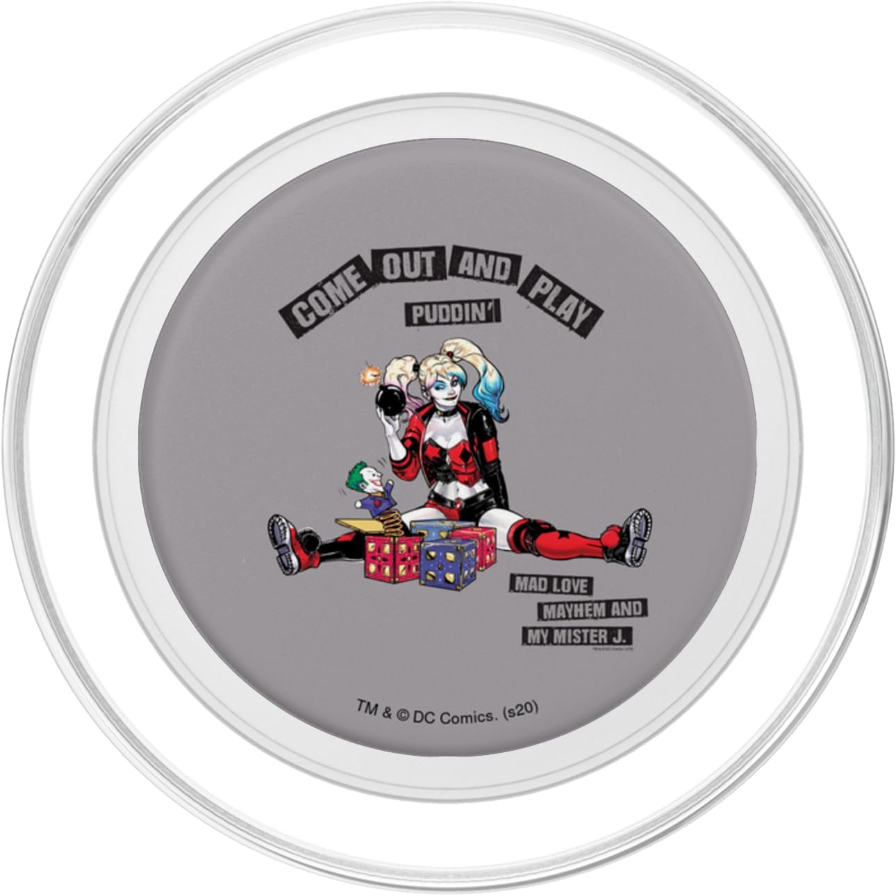 Harley Quinn Come Out and Play PopSockets PopGrip for MagSafe