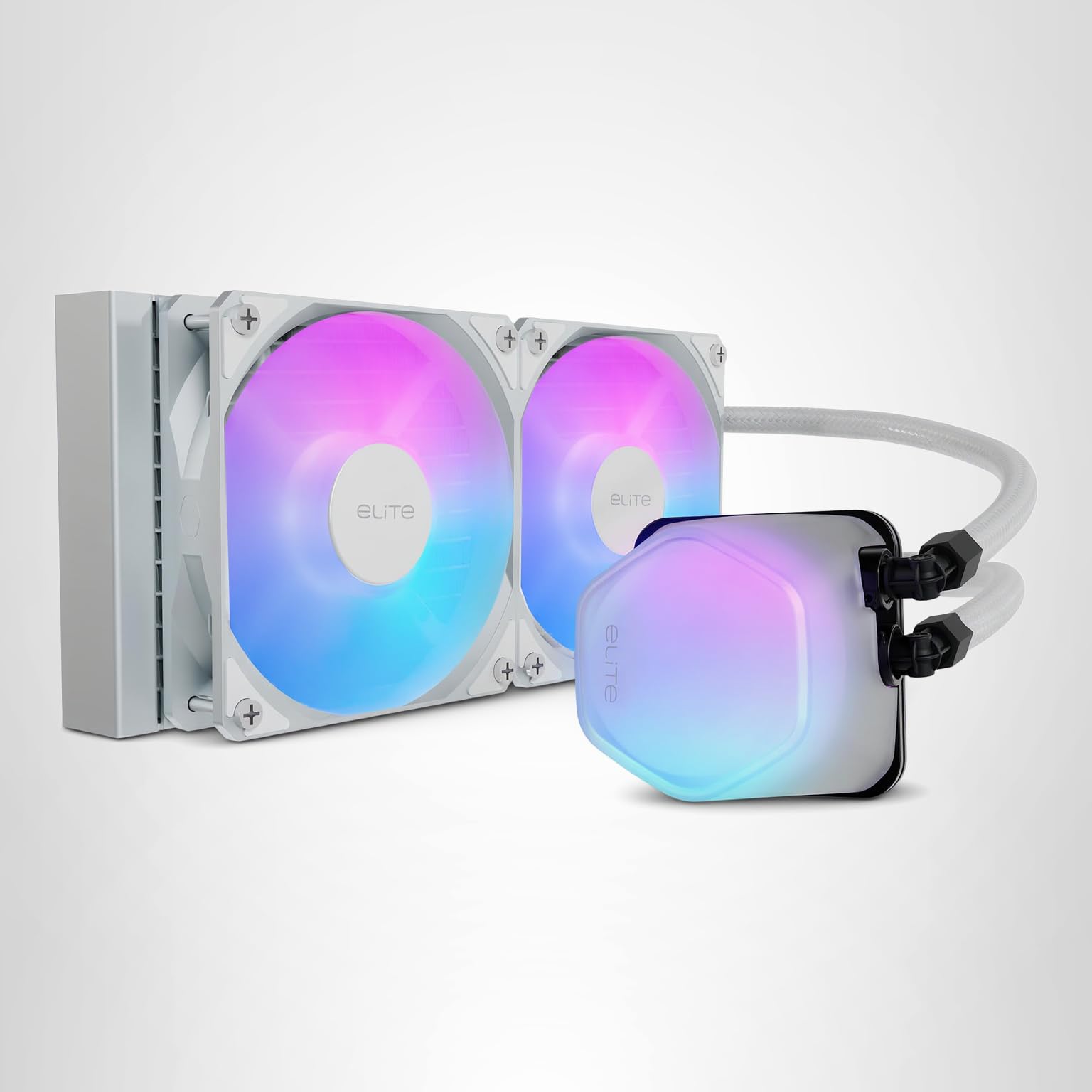 Cooler Master  CPU Liquid Cooler, Dual-Chamber Pump, Customizable aRGB Lighting, Maintenance-Free, AMD Ryzen 9 AM5|4, Intel Ultra i7 LGA 1851|1700 Design by Cooler Master