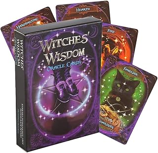 Witches' Wisdom Oracle Cards Witches' Wisdom Tarot Cards Set Tarot Cards for Beginners Witches Tarot Cards Deck