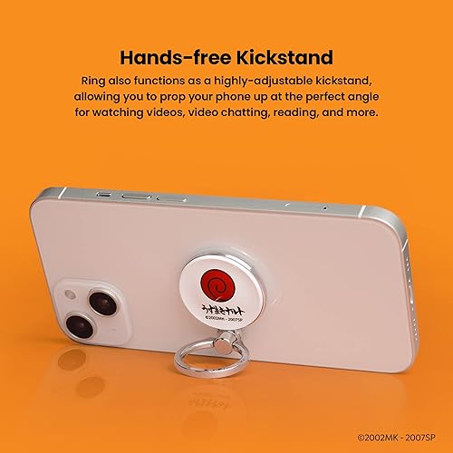 Miniatura 9 de iFace Naruto Shippuden - Soporte universal para anillo para teléfono inteligente con licencia de anime, accesorio de soporte para teléfono, agarre