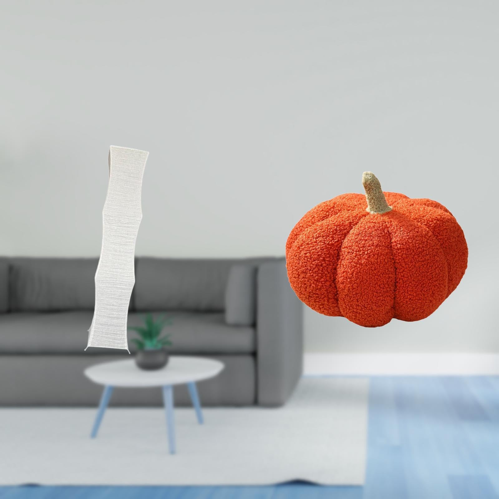 Pumpkin Floor Lamp Shade Plush Decorative Pillow Cushion for Living Room Bedroom Sofa Standing Lamp Light Cover Halloween-image-33