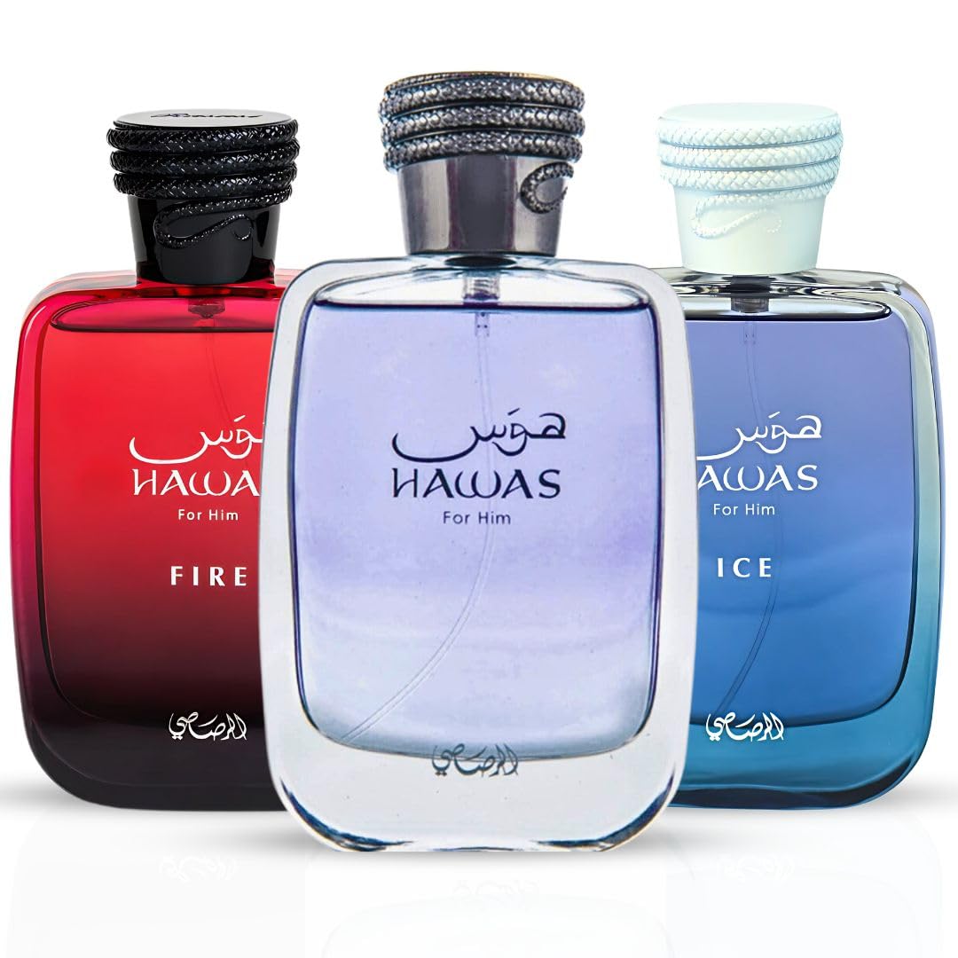 RASASI ハワス ファイア オーデパルファン 100ml RASASI Hawas, Hawas Ice & Hawas Fire Eau De Parfum Sprays 100ML