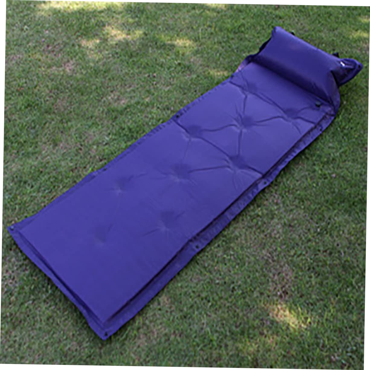 POPETPOP Colchoneta Inflable para Acampar Autohinchable Resistente al Agua Portátil Ligera Bolsa de Almacenamiento para Exteriores y Senderismo