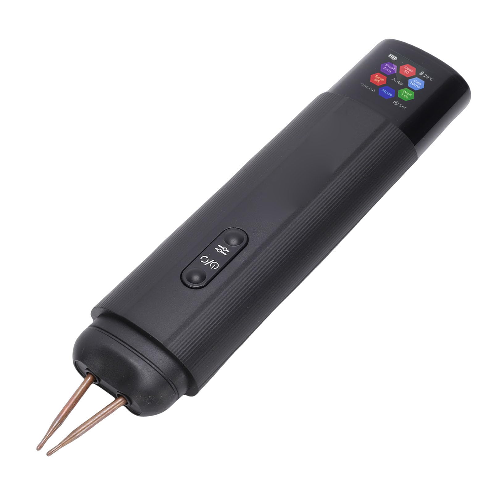 Fafeicy Saldatrice A Punti Portatile, Struttura in ABS, Potenza 3360 W, Uscita 800 A, Ideale per Saldatura A Batteria e Progetti Fai da Te