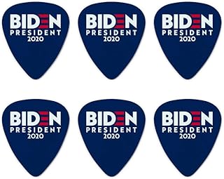 Joe Biden President 2020 Novelty Guitar Picks Medium Gauge - Set of 6