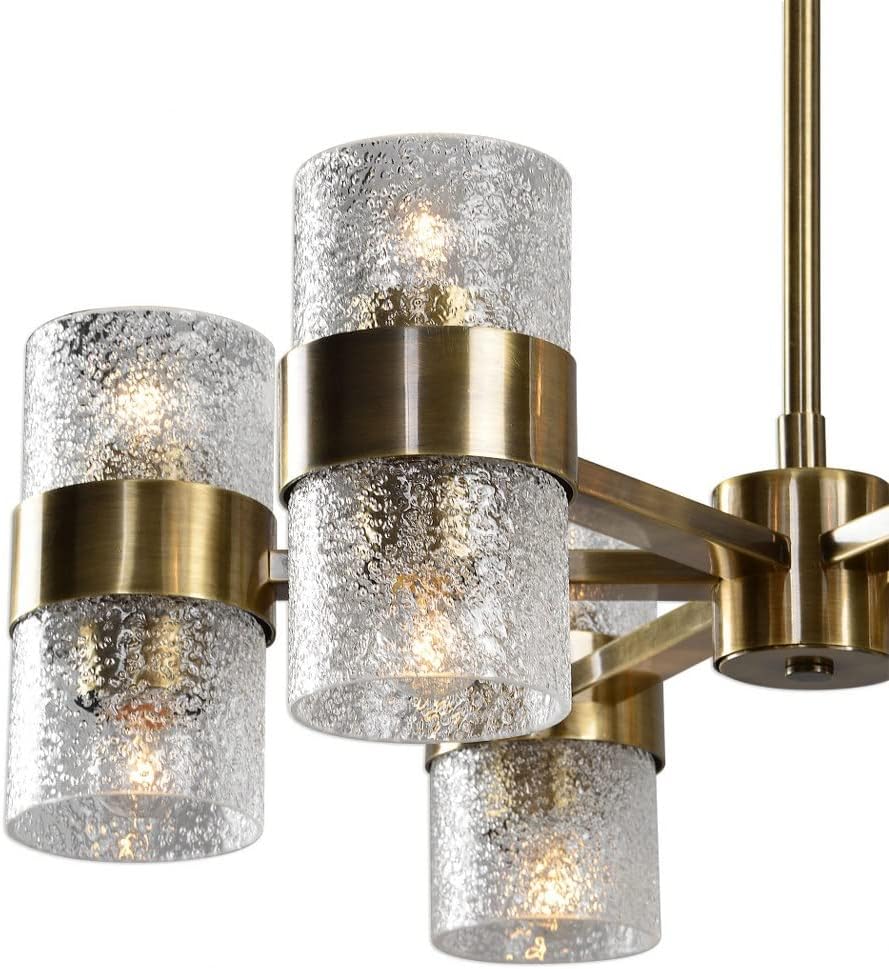 Uttermost Marinot Chandelier 12 Light Iron/Glass -Traditional Installation