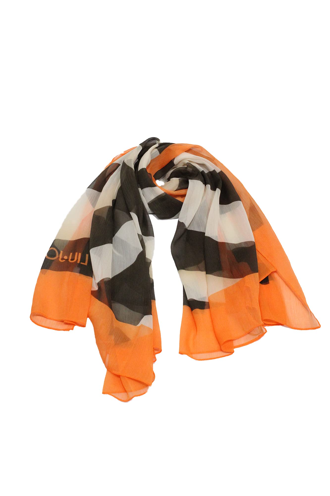Foulard donna Liu Jo 2A3067T0300 ARANCIO/NERO