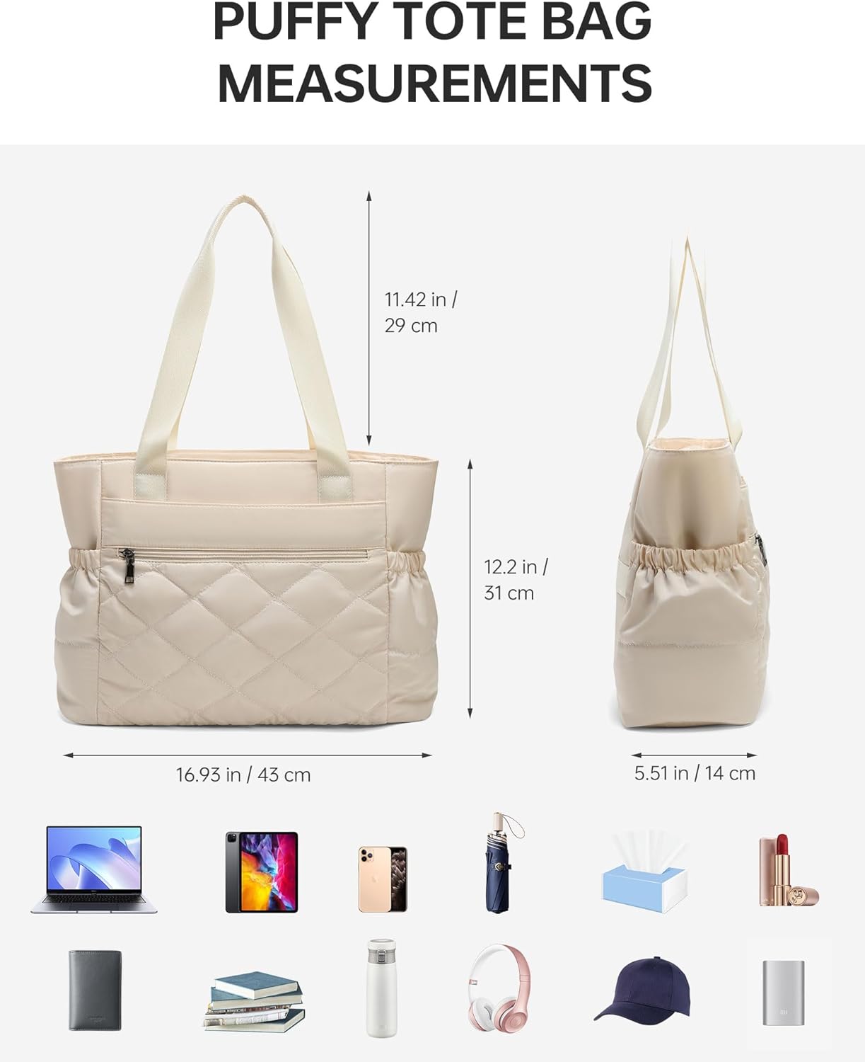 totebag Polyester fibre HoboTote Large Convertible Shoulder Purse for Commuting Crossbody bags