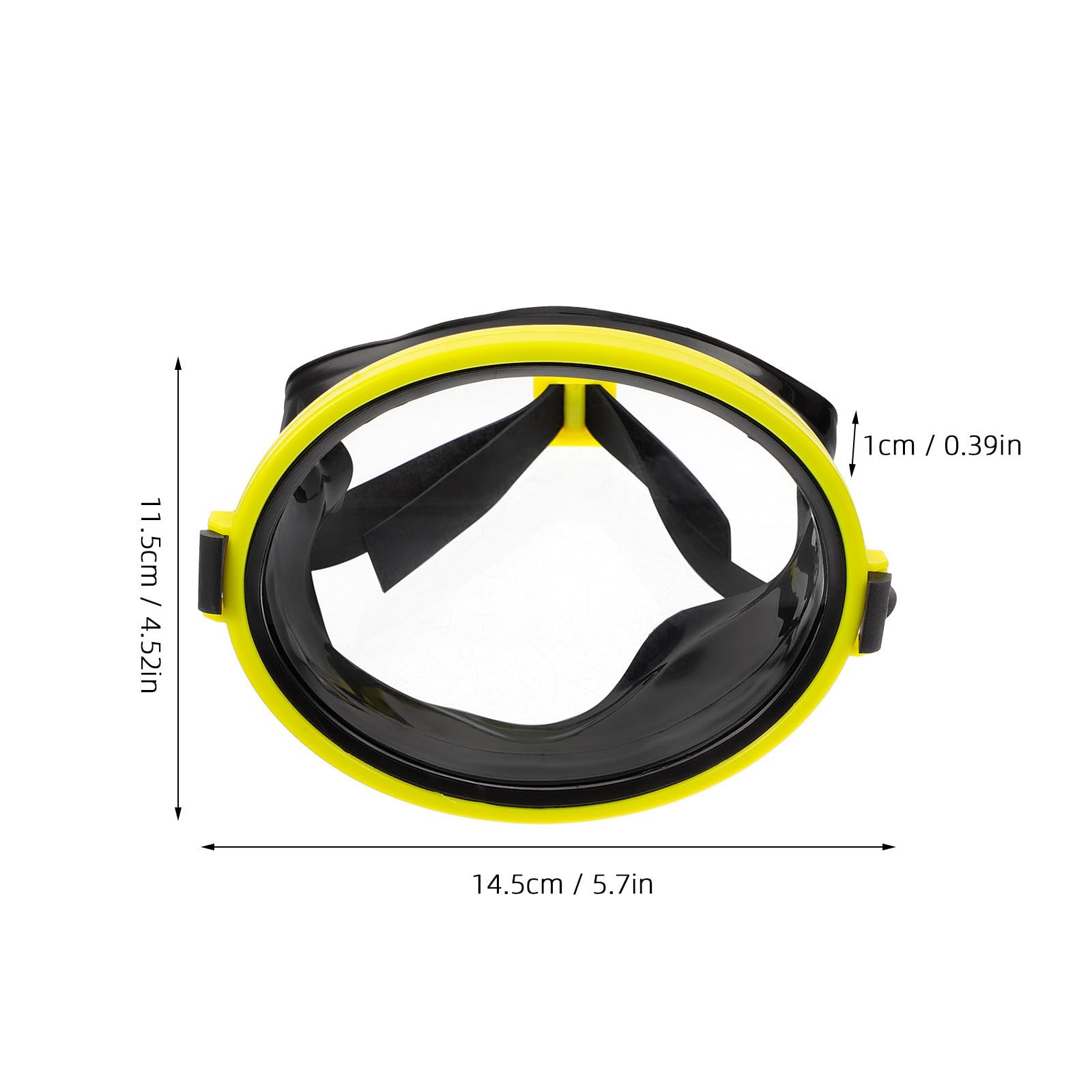 OSALADI 5 Piezas Máscara de Buceo Portátil Diseño Ergonómico y Resistente para Actividades Acuáticas y Snorkel Seguro