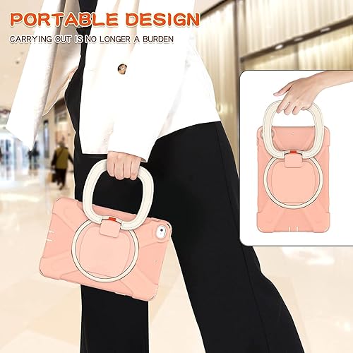 Vista 72 de Funda para iPad (A16) de 11 pulgadas 2025, Aslo para iPad 10 de 10.9 pulgadas 2022, funda resistente a prueba de golpes, soporte giratorio, soporte