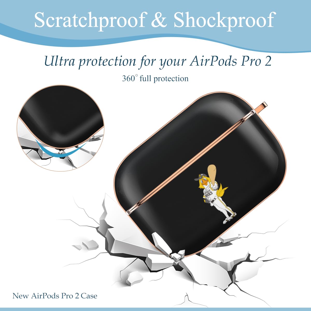AirPods Pro2　ソフトバンク購入 Amazon | AirPods Pro2 ケース 福岡ソフトバンクホークス Pro 第