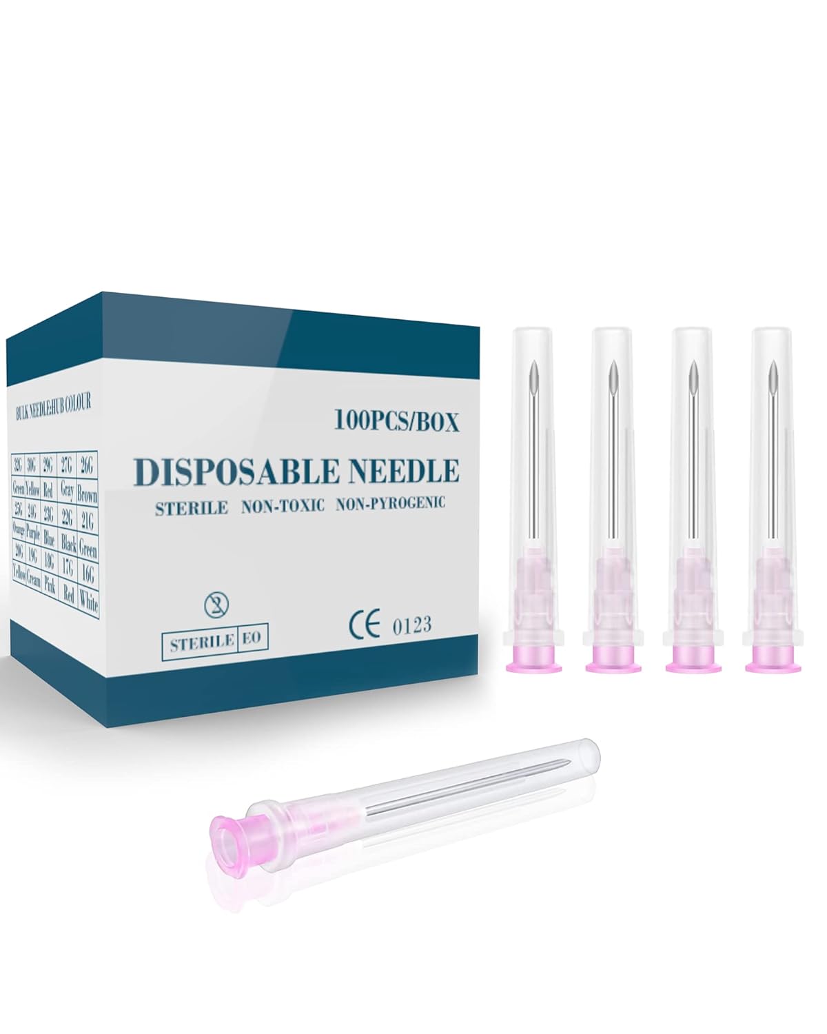 18 Gauge Needles 1 Inch &20G 1 Inch Disposable Needle Industrial & Scientific