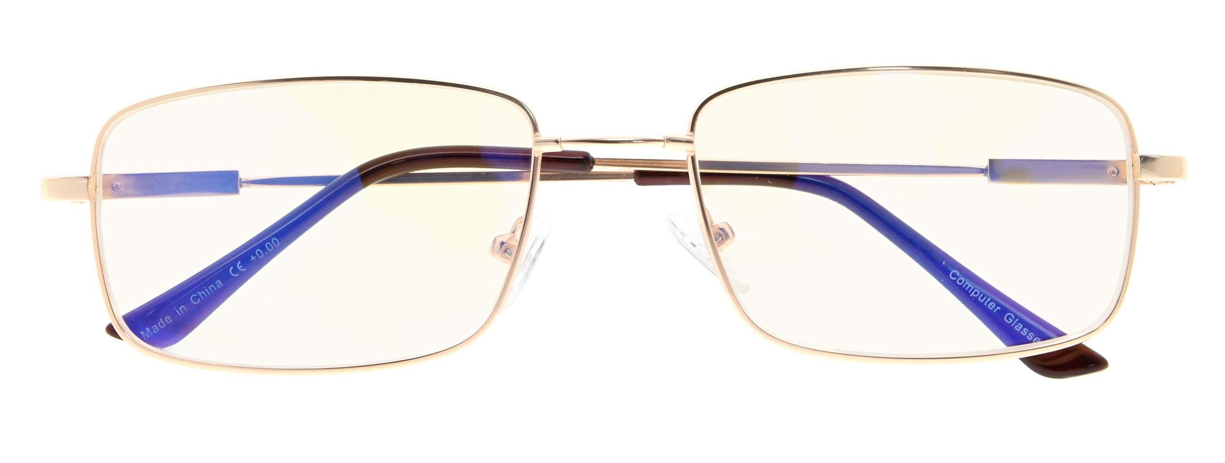 Flexible Blue Light Filtering Glasses Titanium Computer Eyeglasses Men Reading